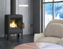 Poêle à bois Bronpi Lira 5kW Anthracite
