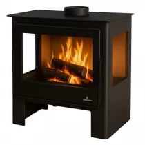 Poêle à bois Bronpi Loretto 10kW Anthracite