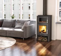 Poêle à bois Bronpi Tudela 12kW Anthracite