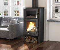 Poêle à bois Bronpi Tudela 12kW Anthracite