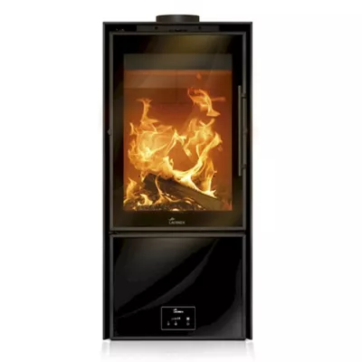 Po�le � bois Calais 6.5kW acier Anthracite - LACUNZA R�f. 3000001348757