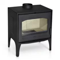 Poêle à bois Calpe 12kW acier Anthracite - LACUNZA Réf. 3000000126707