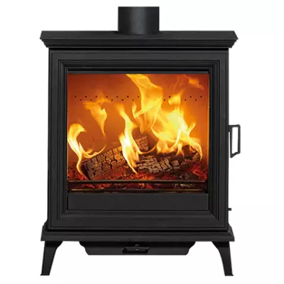 Po�le � bois/charbon Sheraton 5 5kW Noir mat - STOVAX R�f. SH-5M-E