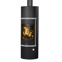 Poêle à bois Corso W+ 2.0 7kW acier Noir - ORANIER Réf. 589411