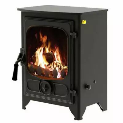 Po�le � bois COUNTRY 4 avec grille fonte et un tiroir cendrier - CHARNWOOD R�f. 009/CO4MFR