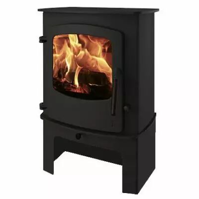 Po�le � bois COVE 2 sur b�cher - CHARNWOOD R�f. 009/COV02MK2SS