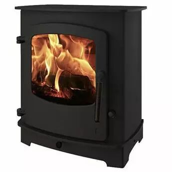 Po�le � bois COVE 2 sur socle bas incurv� - CHARNWOOD R�f. 009/COV02MK2LA