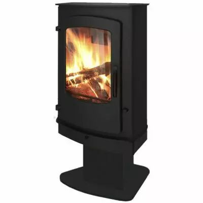 Po�le � bois COVE 3 sur colonne - CHARNWOOD R�f. 009/COV03MK2CS