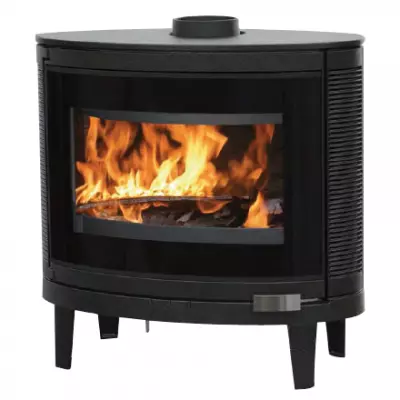 Po�le � bois Deville Ikari C077BK.06 9kW Anthracite
