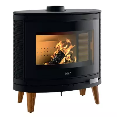 Po�le � bois Deville Ikari Zen C077BK.10 9kW Anthracite