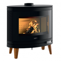 Poêle à bois Deville Ikari Zen C077BK.10 9kW Anthracite