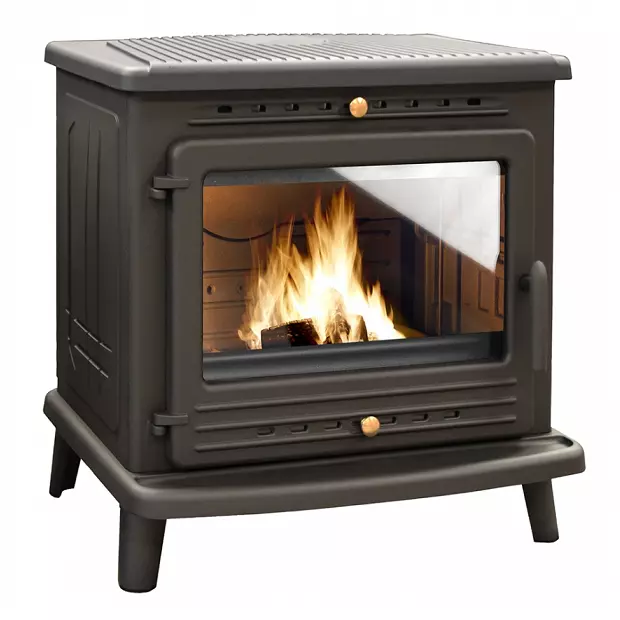 Poêle à Bois Portable En Acier - Chauffage Et Cuisson En Camping, Tente, Jardin (taille 52x63 Cm)
