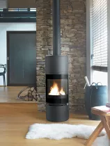 Poêle à Bois étanche ALCANDRE 6kW Anthracite - Deville Réf. C077CF-06