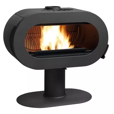 Po�le � bois FIFTY PLUS sur pied  10kW Anthracite - Invicta R�f. P648054