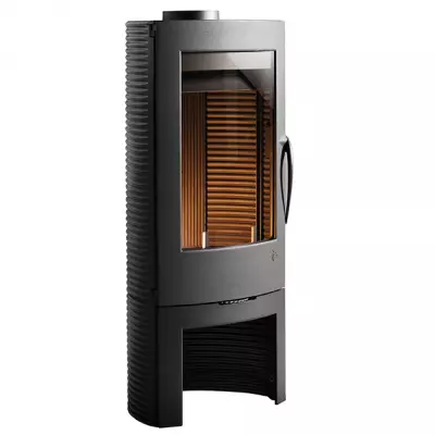 Po�le � bois fonte Argos 12kW Anthracite - INVICTA R�f. 915144