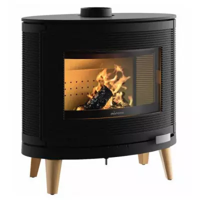 Po�le � bois fonte Kaori Zen 9kW - INVICTA R�f. 647849