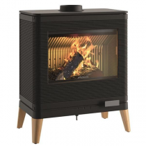 Poêle à bois fonte Kazan Zen 9kW Anthracite - INVICTA Réf. 610449