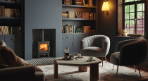 Poêle à bois Futura 4 4kW Noir - STOVAX Réf. 715-135