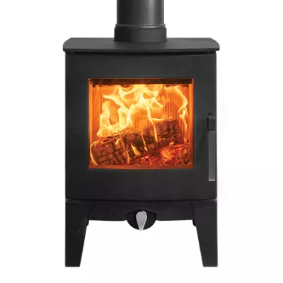 Po�le � bois Futura 4 4kW Noir - STOVAX R�f. 715-135
