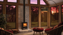 Poêle à bois Futura 4 4kW Noir - STOVAX Réf. 715-135