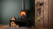 Poêle à bois Futura 4 4kW Noir - STOVAX Réf. 715-135