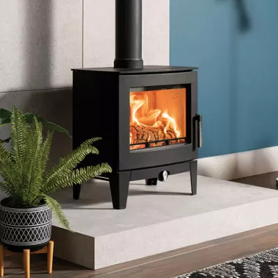Po�le � bois Futura 5 5kW Noir - STOVAX R�f. 735-010