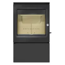 Poêle à bois Garde 6.5kW fonte Anthracite - LACUNZA Réf. 3000001348443