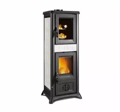 Po�le � bois Gemma Forno Finition Elegance Blanc Infinity - LA NORDICA R�f. 7111703
