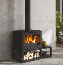 Poêle à bois Godin Le Beaupré 411109 10kW Peint Anthracite