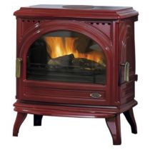 Poêle à bois Godin Le Carvin 366101 11kW Peint Noir ou Fonte émaillée