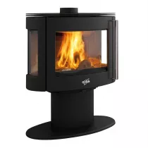 Poêle à bois Godin Le Coggia 2 388242 9kW Peint Noir