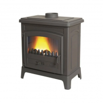 Poêle à bois Godin Le Fonteval 389143 10kW peint Anthracite