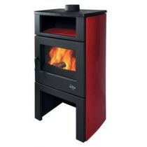 Poêle à bois Godin le Grand Chinon 362114 11kW peint Anthracite / acier émaillé