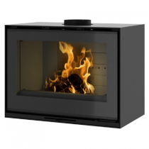 Poêle à bois Godin Le Huriel suspendu 411200 10kW Peint Noir 