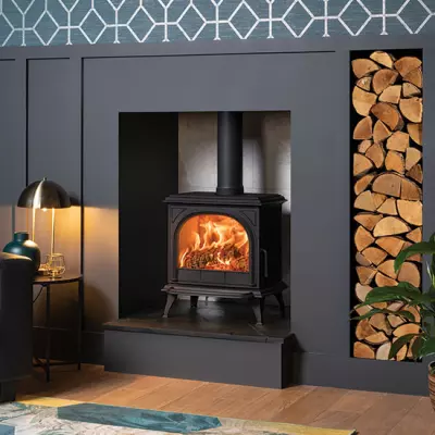 Po�le � bois Hintingdon 30 5kW Noir - STOVAX R�f. 701-068