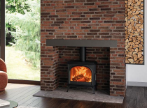 Poêle à bois Huntingdon 40 8kW Noir - STOVAX Réf. 701-023