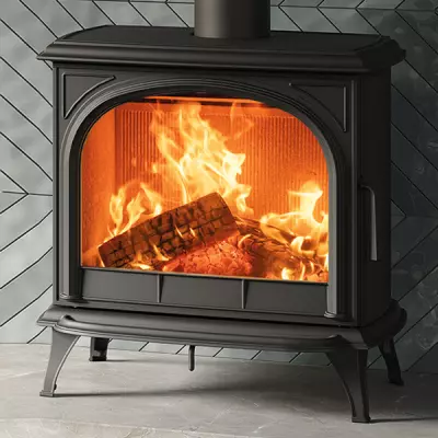 Po�le � bois Huntingdon 40 8kW Noir - STOVAX R�f. 701-023