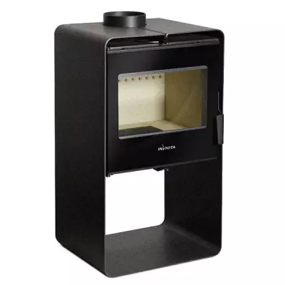 Po�le � bois Invicta Bor�e 6488-01 7.5kW Noir