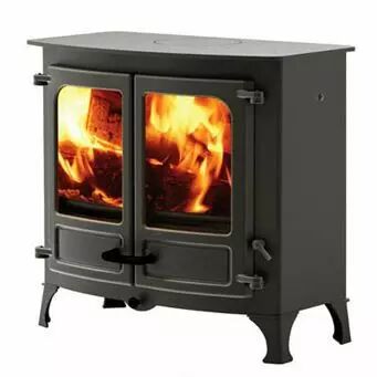Po�le � bois ISLAND III sur pieds bas - CHARNWOOD R�f. 009/ISL03