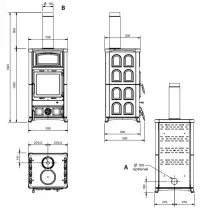 Po&ecirc;le &agrave; bois La Nordica Concita 2.0 7112710 11.7kW Blanc Infinity