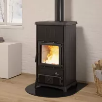 Po&ecirc;le &agrave; bois La Nordica Concita 2.0 Steel 7112715 11.7kW Noir anthracite
