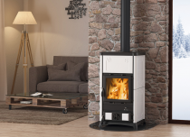 Poêle à bois La Nordica Fedora 7112700 8.3kW Bordeaux