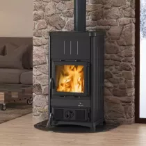 Po&ecirc;le &agrave; bois La Nordica Fedora Steel 7112699 8.3kW Noir anthracite