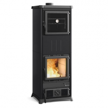 Poêle à bois La Nordica Nova Forno Steel 7112805 11.8kW Noir Anthracite