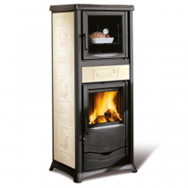 Poêle à bois La Nordica Rossella Plus Forno Evo 7112385 9.1kW Liberty Panna