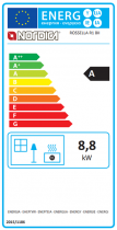 Poêle à bois La Nordica Rossella R1 7112157 8.8kW Liberty Blanc Infinity