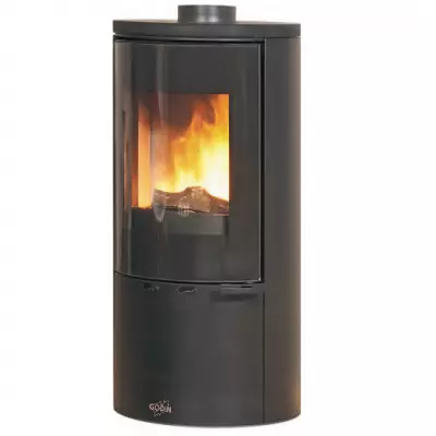 Po�le � bois Le Castries 8kw �tanche Noir - GODIN R�f. 400220