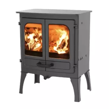 Po�le � bois LE TOUT NOUVEL ISLAND I 5kW sur pieds haut  - CHARNWOOD R�f. 009/ISL01HL-AP