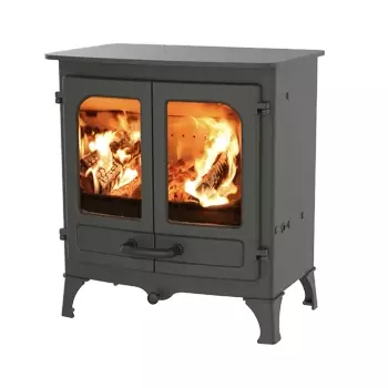 Po�le � bois LE TOUT NOUVEL ISLAND I Sur pieds bas  - CHARNWOOD R�f. 009/ISL01-AP