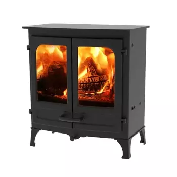 Po�le � bois LE TOUT NOUVEL ISLAND II 8kW Sur pieds bas  - CHARNWOOD R�f. 009/ISL02-BP